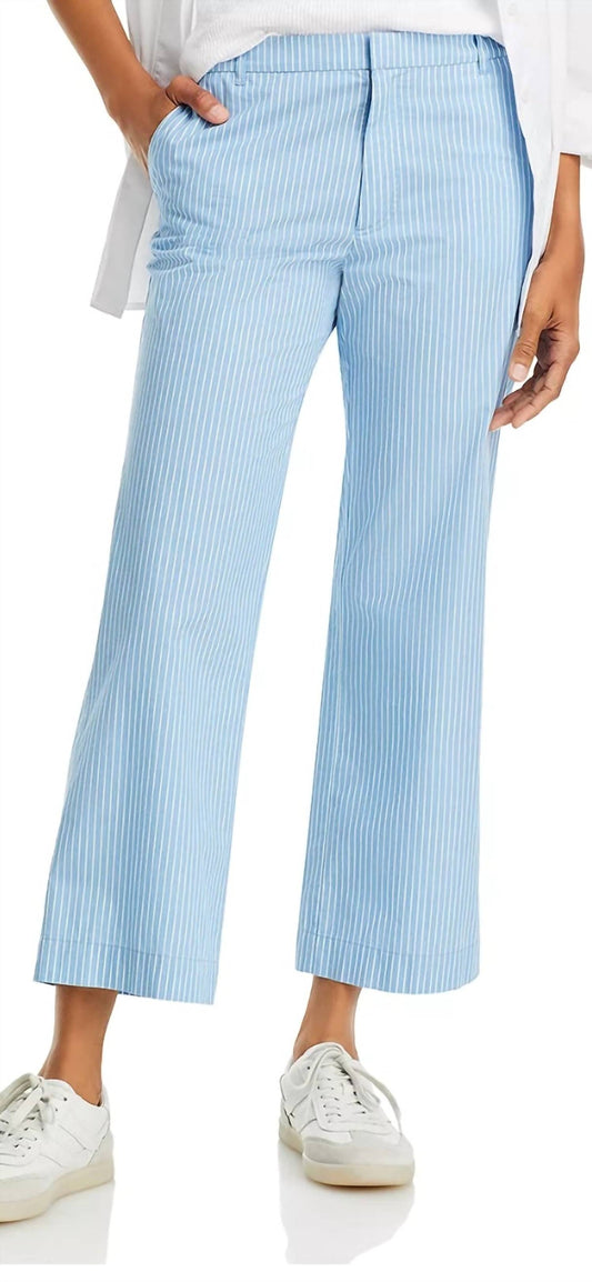 Atm - Superfine Twill Stripe Boyfriend Pants