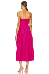 Shona Joy - Joanine Strapless Ruched Midi Dress