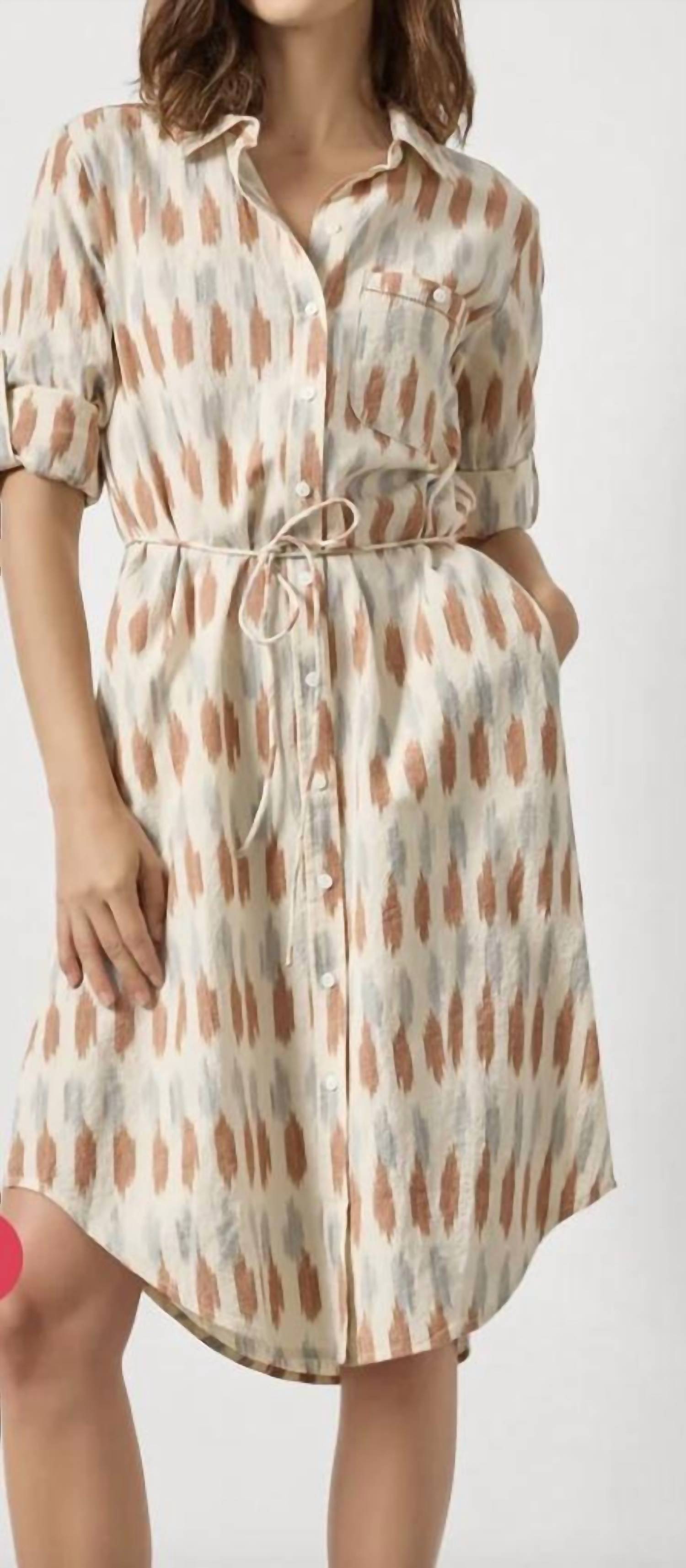 Lilla P - Carob Shirt Dress