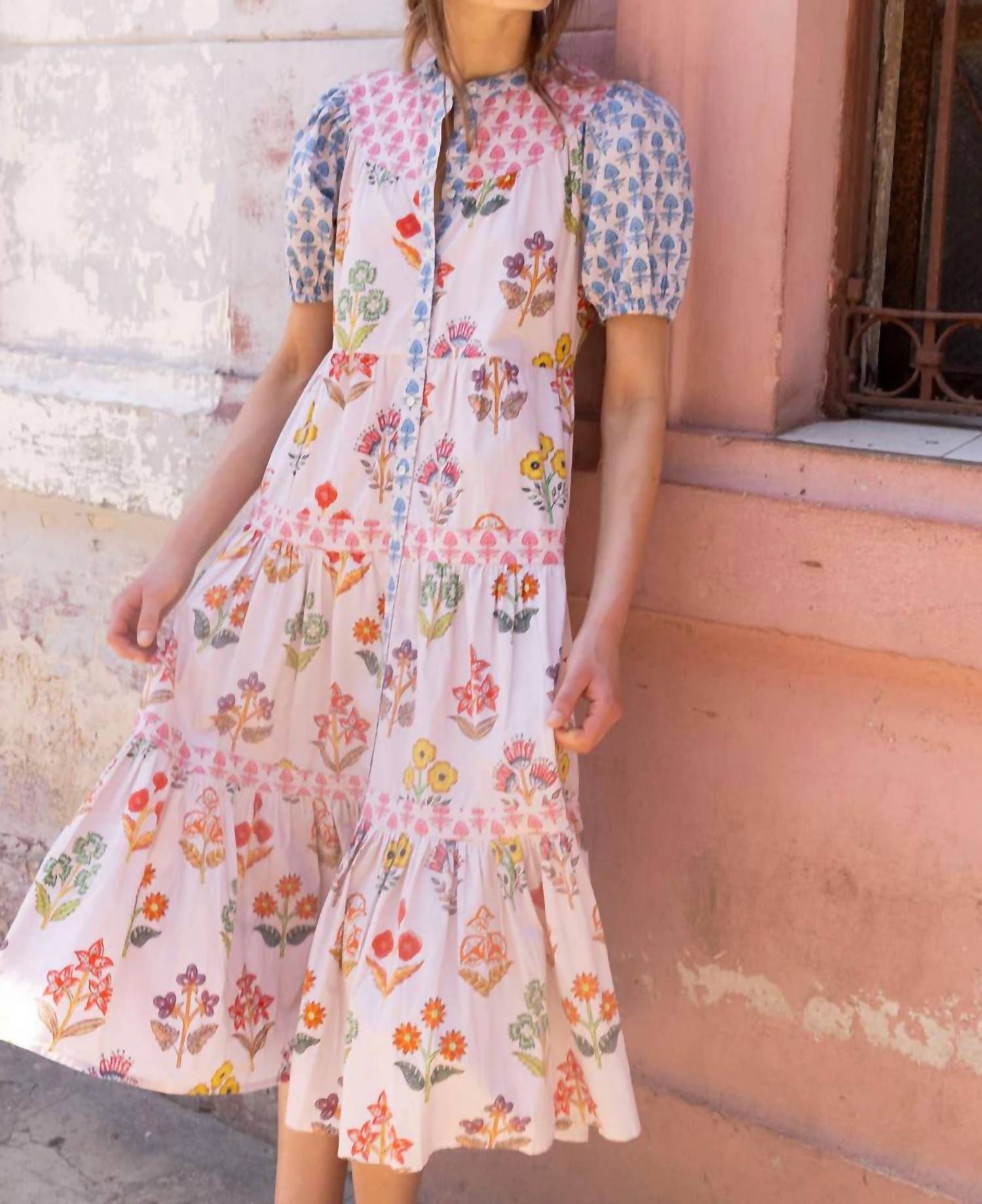 Oliphant - Scoop Tiered Midi Dress