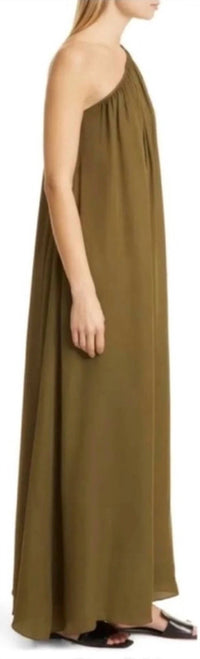 Twp - Mackizi Silk Chiffon One-shoulder Maxi Dress