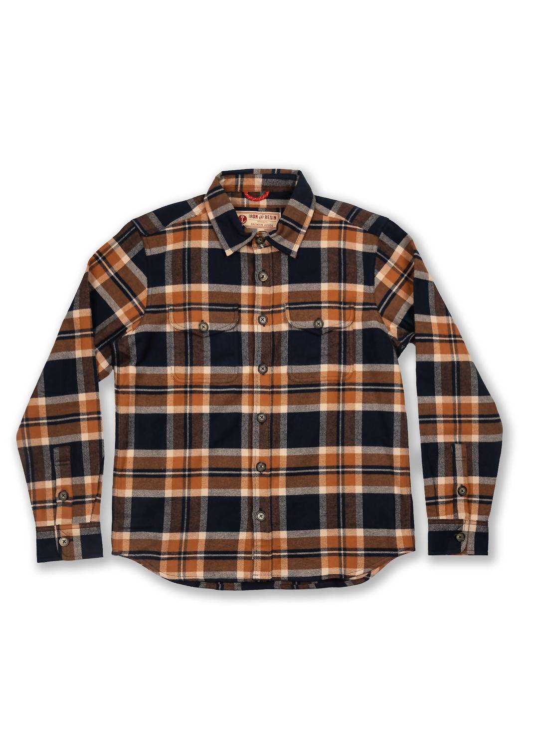 Iron & Resin Men's Quidel Shirt in navy - men's shirt