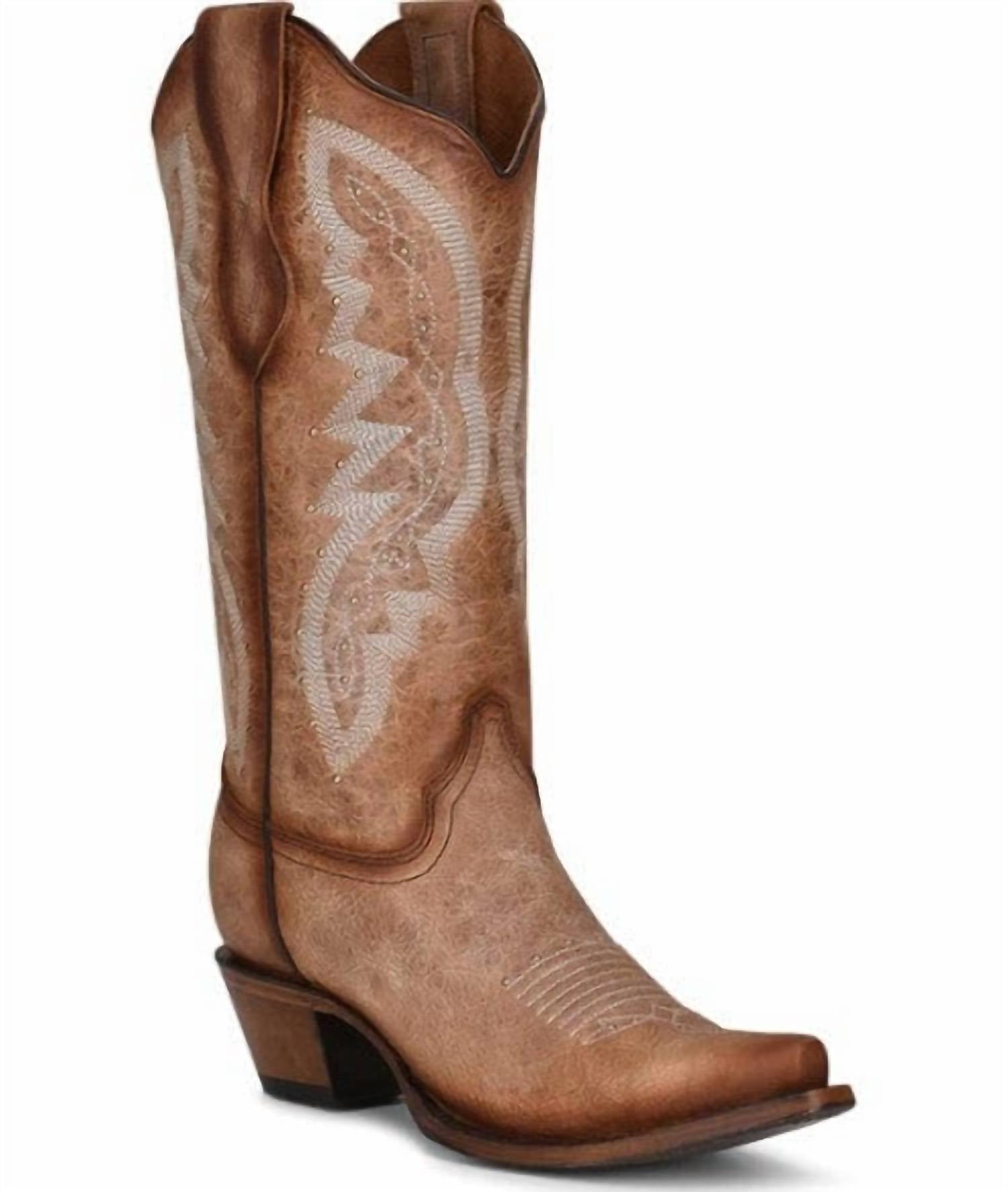 Corral - Women's Circle G Embroidery & Studs Boot