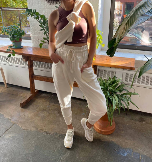 The Waight - Undyed High- Rise Sweatpants