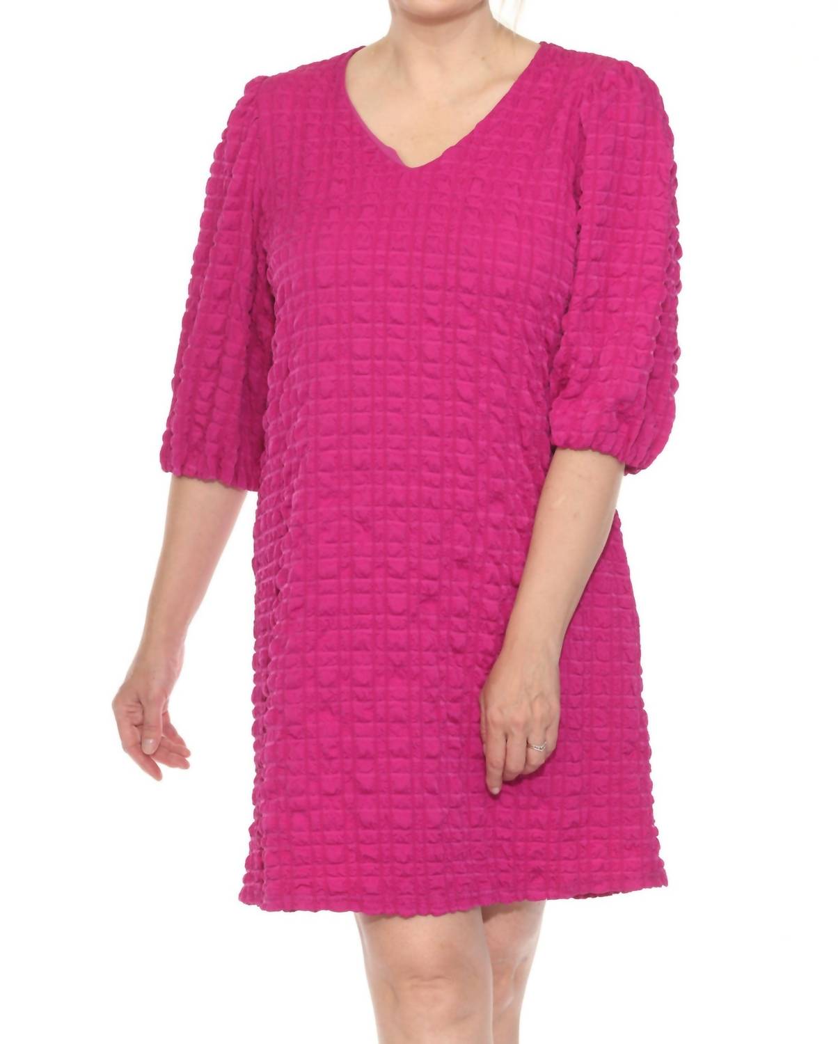 Joseph Ribkoff - Bubble Jacquard Mini Shift Dress