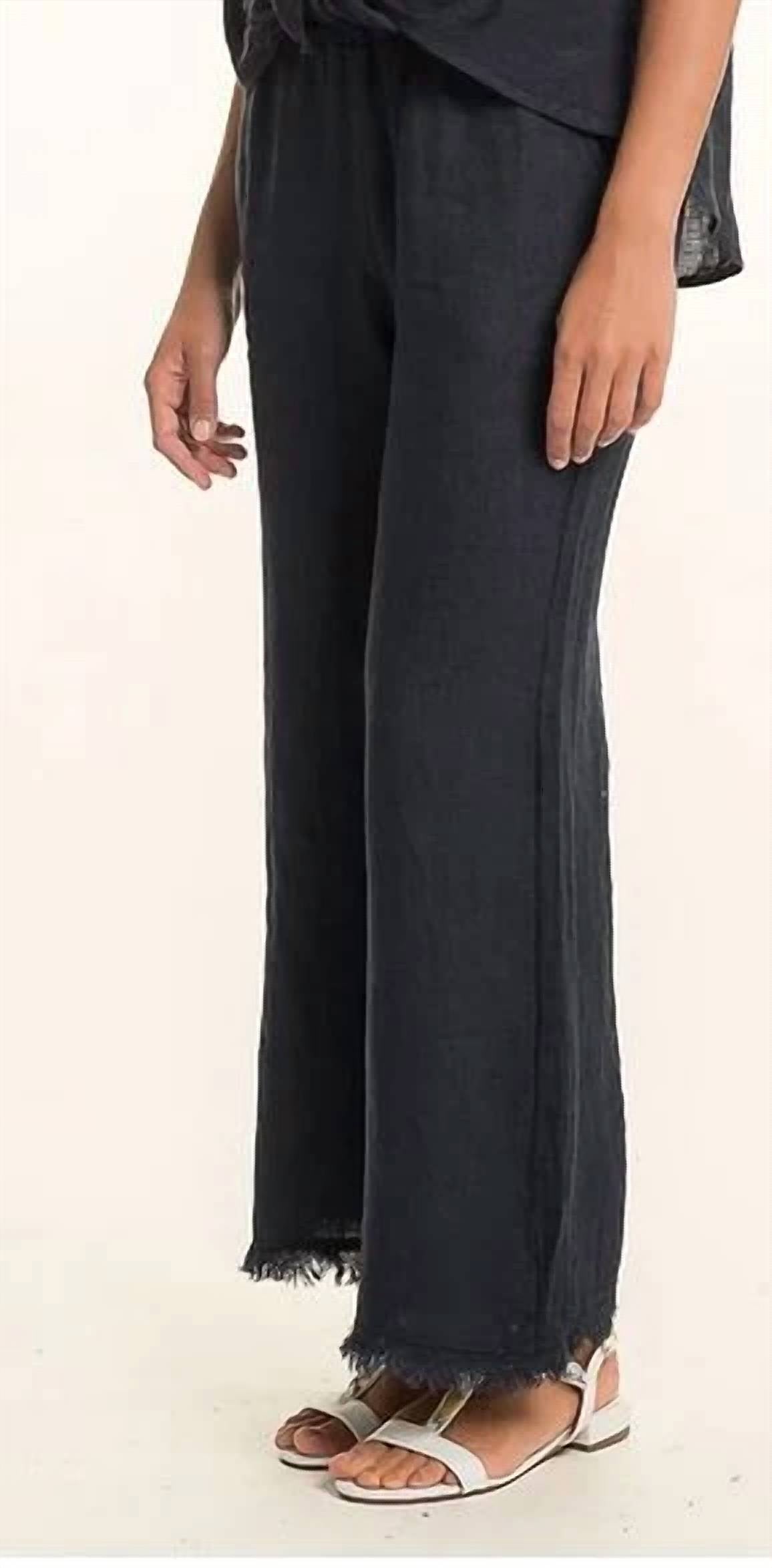 Linen Luv - Raw Edge Pant