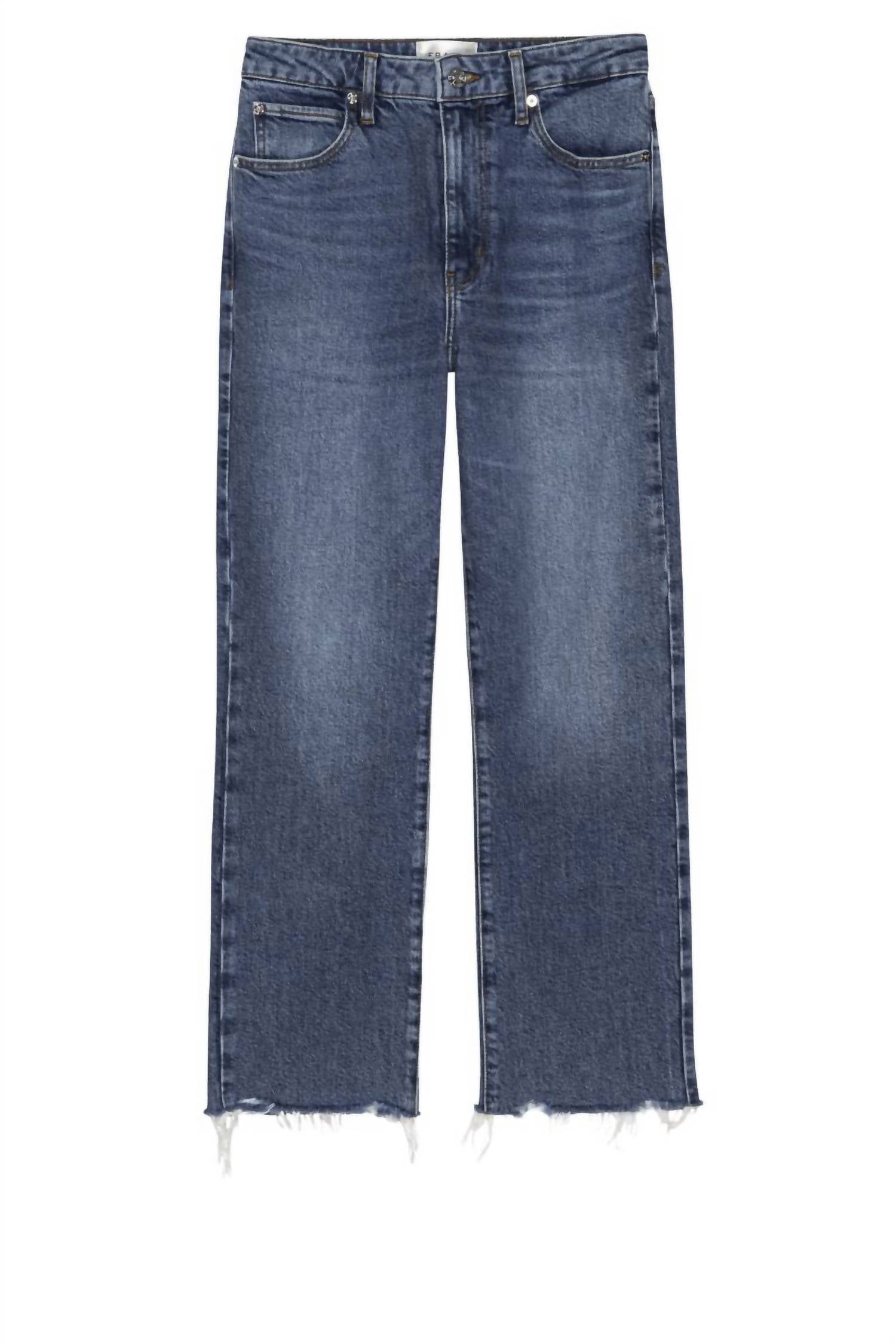 Frame - Ruler Crop Straight Jeans