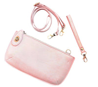 Joy Susan - Women's Holographic Mini Wristlet Crossbody Clutch