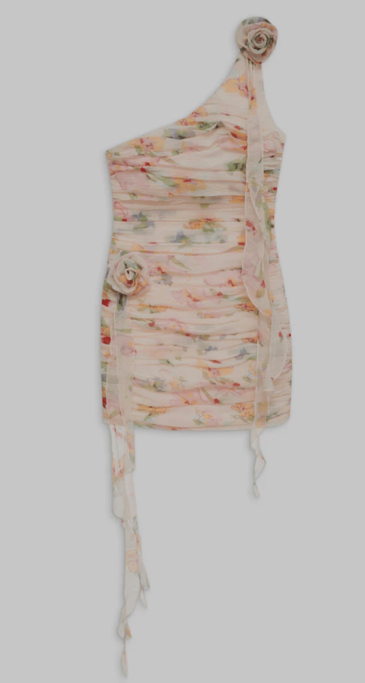 For Love & Lemons - Abby One Shoulder Mini Dress