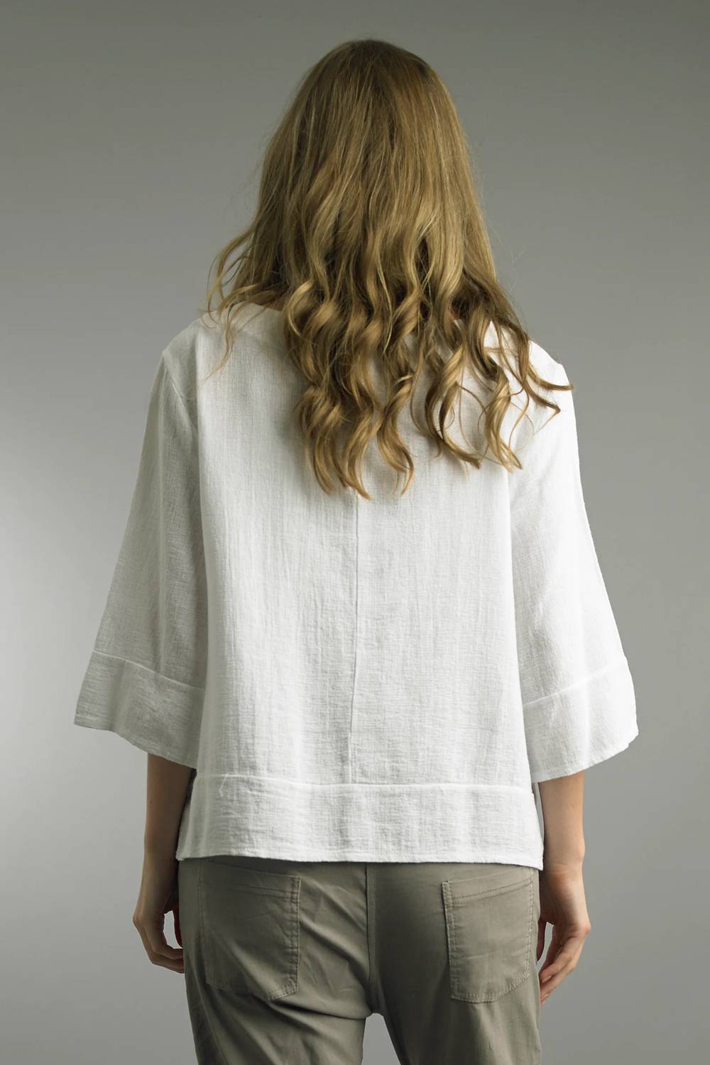 Tempo Paris - V-neck Linen Top
