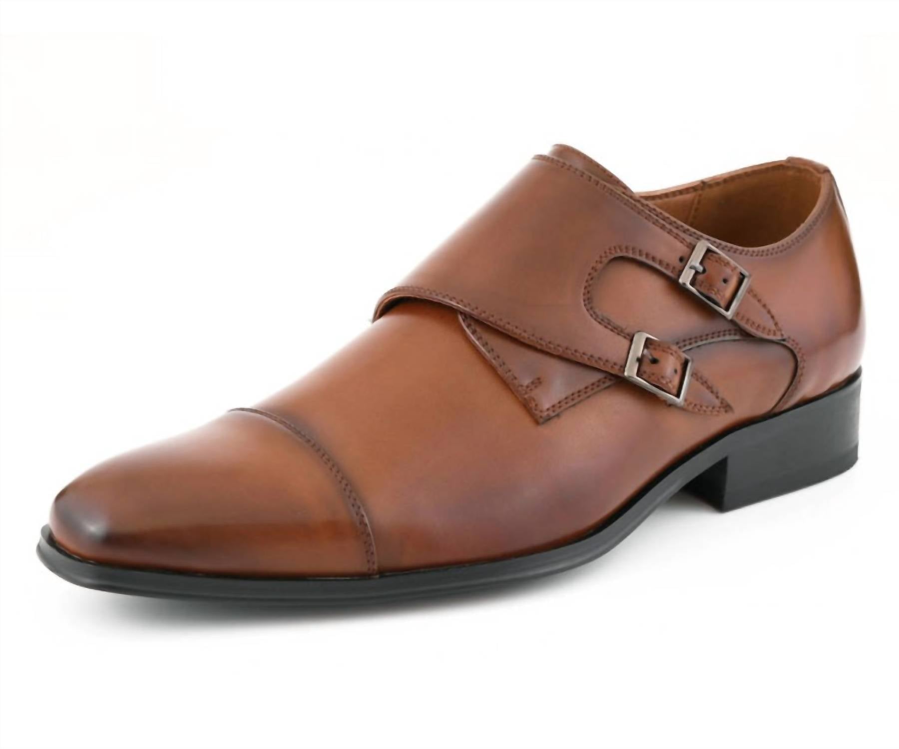 Amali Men's Tucker Oxford Shoes in cognac - men's shoe