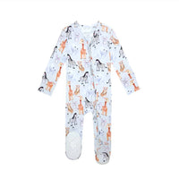 Posh Peanut - Kids Footie Zippered One Piece Pajama