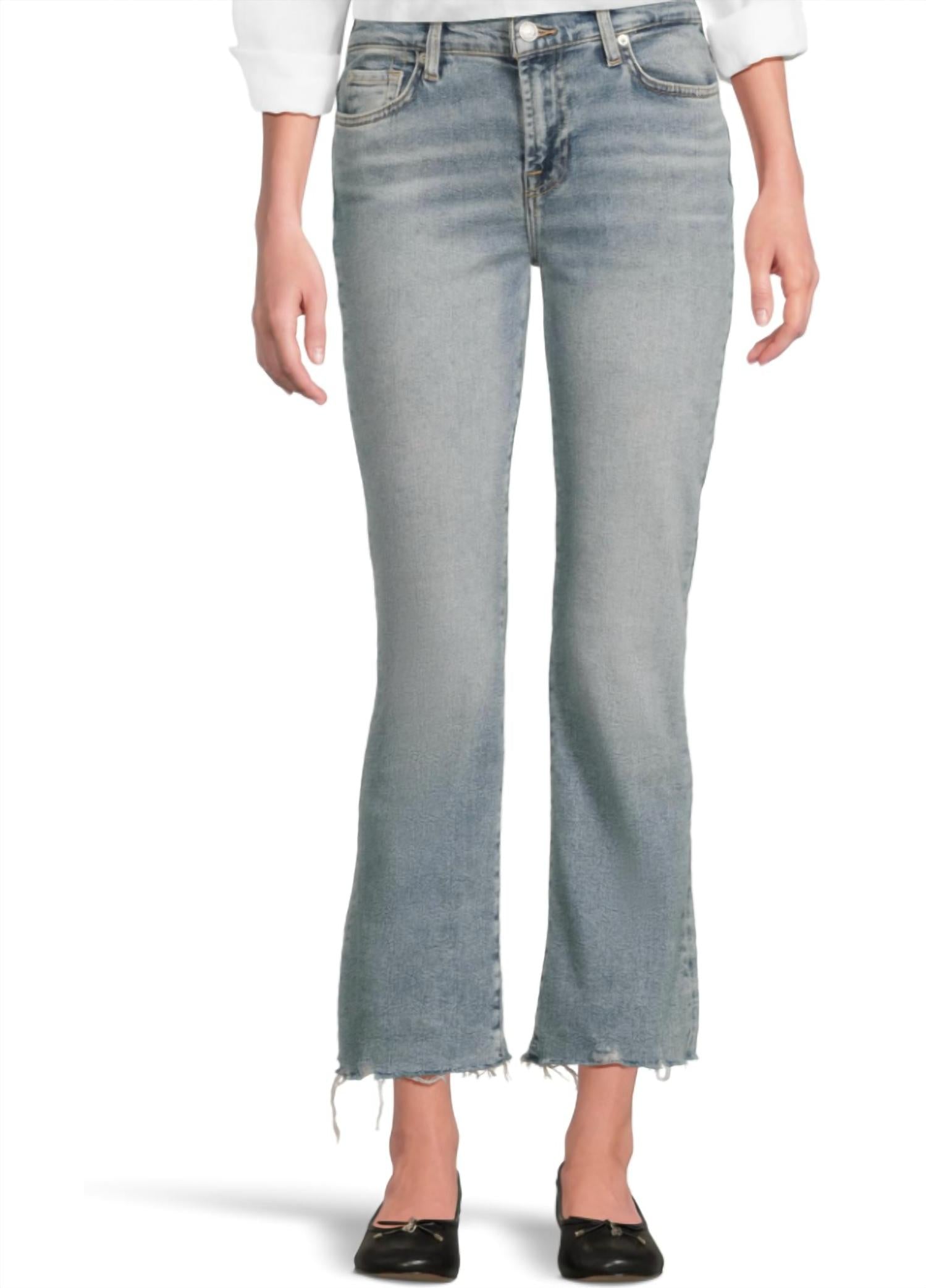 7 For All Mankind - Daisy Ankle Boot Jeans