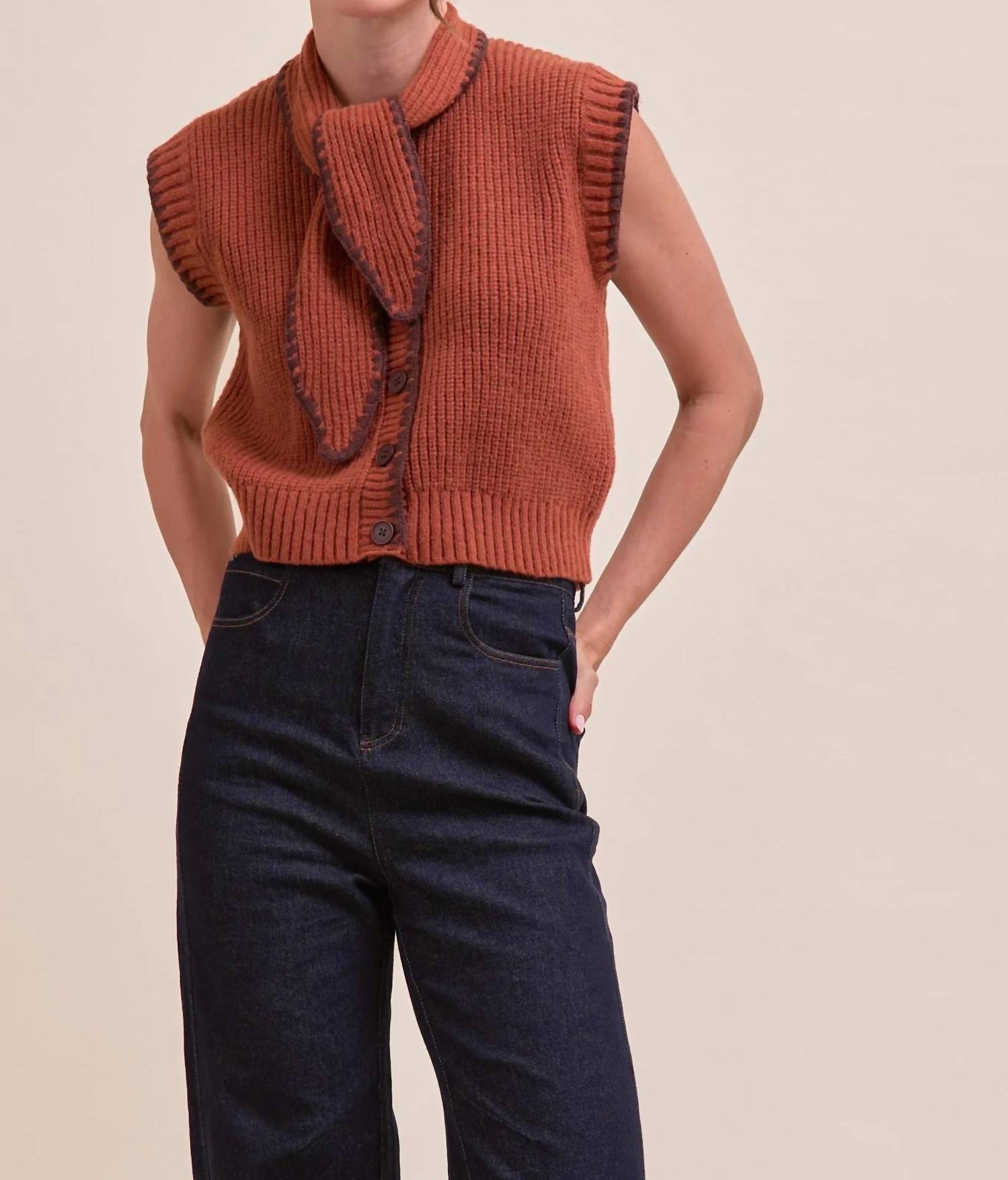 &Merci - Dunne Sleeveless Sweater