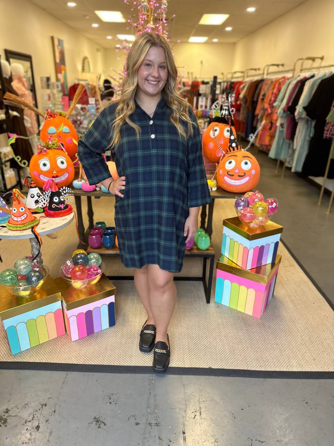 Holly Shae Design - Arden Plaid Watch Dress