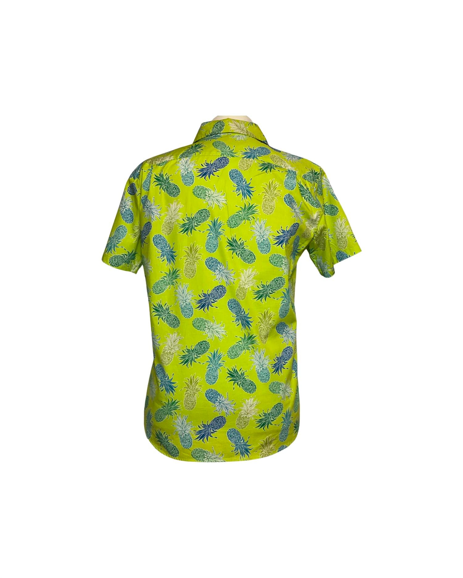Coradorables - Boys Pineapples S/s "kalani" Aloha Shirt