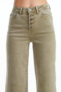 Bayeas - Jordan High Rise Wide Leg Denim Jeans