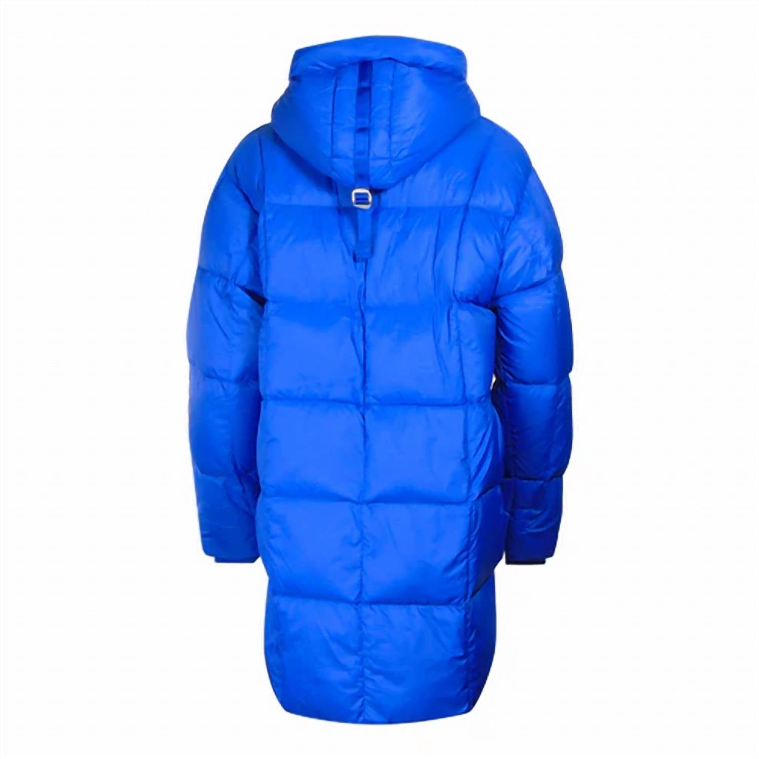 PARAJUMPERS Women's Bold Parka Jacket in blue 1 - women's jacket - detail view
