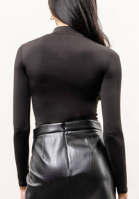 The Workshop - Basics Long Sleeve Mock Neck Top