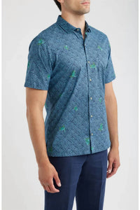 Tori Richard - Chelonian Short Sleeve Cotton Button Up Shirt - Plus
