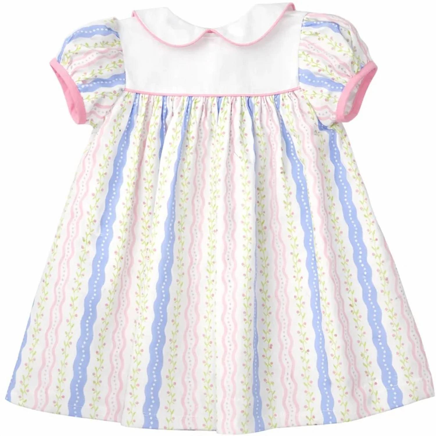 Funtasia Too - Girls Floral Stripe Float Dress
