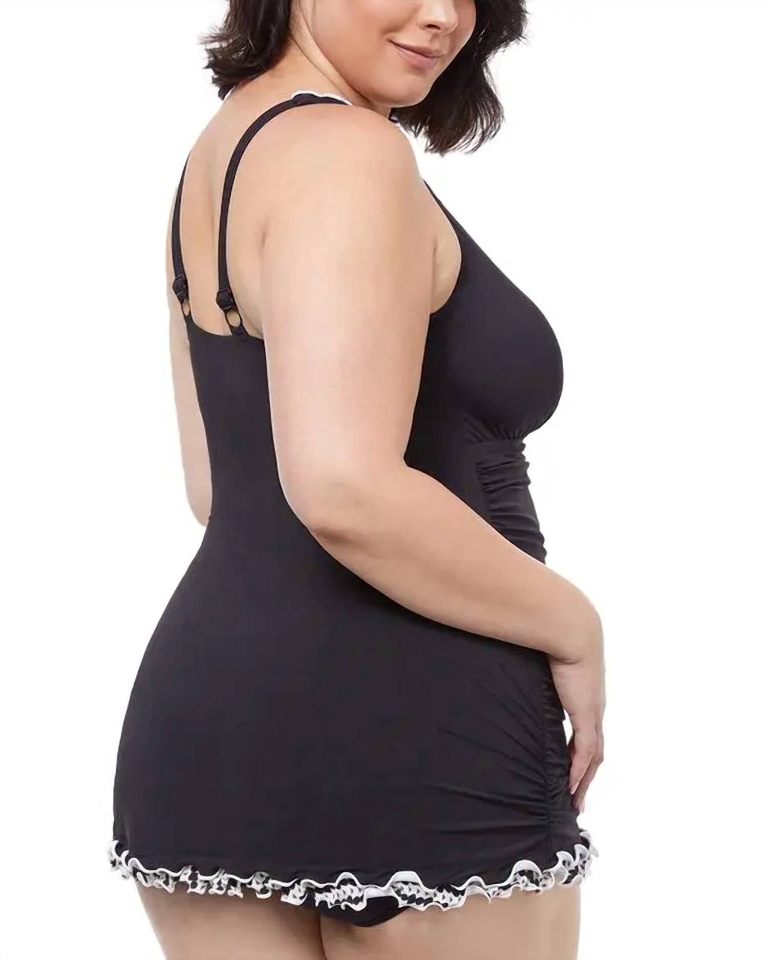 Profile By Gottex - Standard Enya Full Figure Halter Swimdress