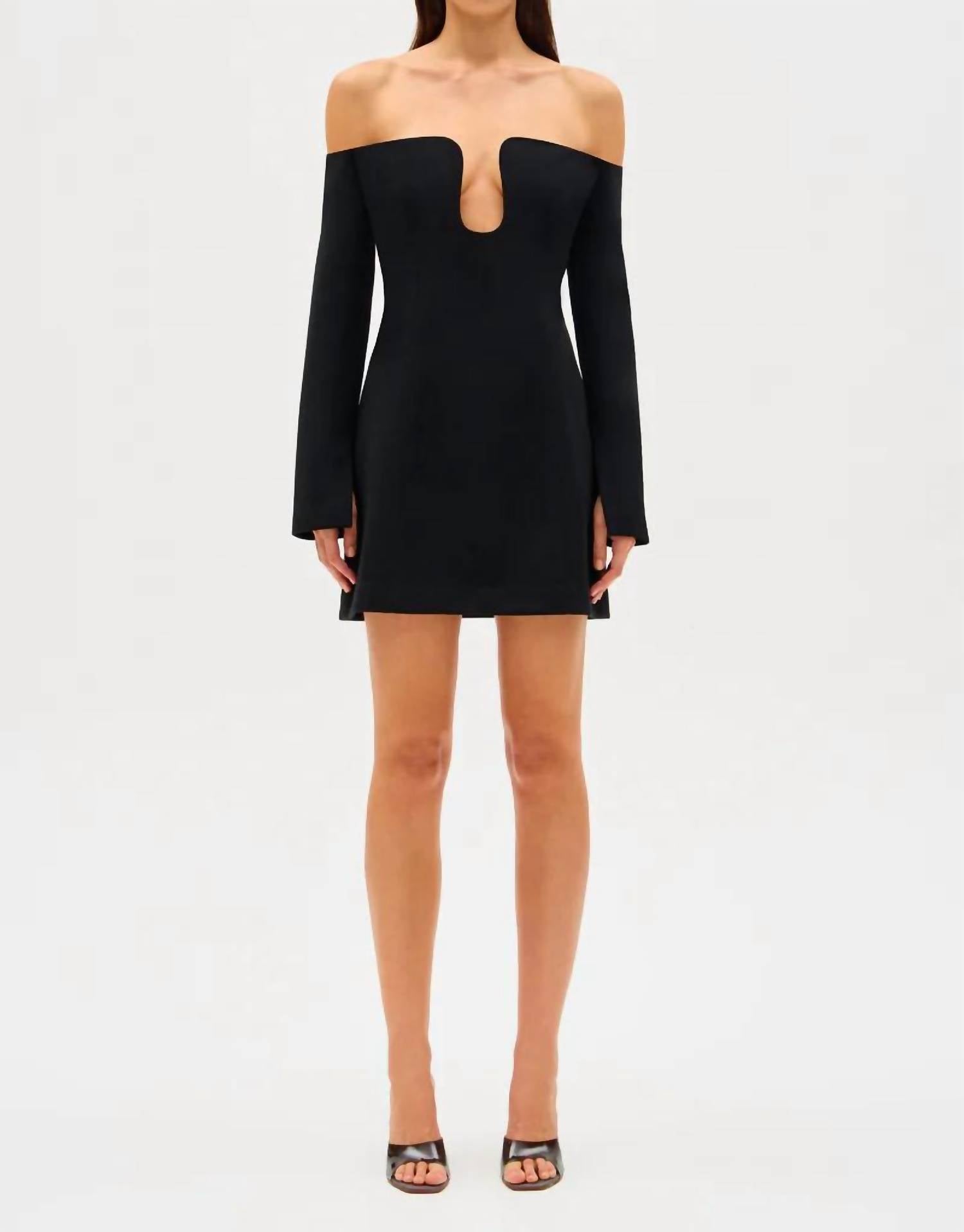 Misha - Tiaan Crepe Mini Dress