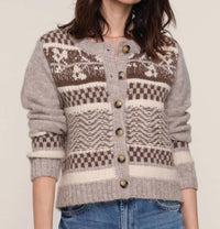 heartloom Rocky Rounded Neck Cardigan in one color - women's cardigan