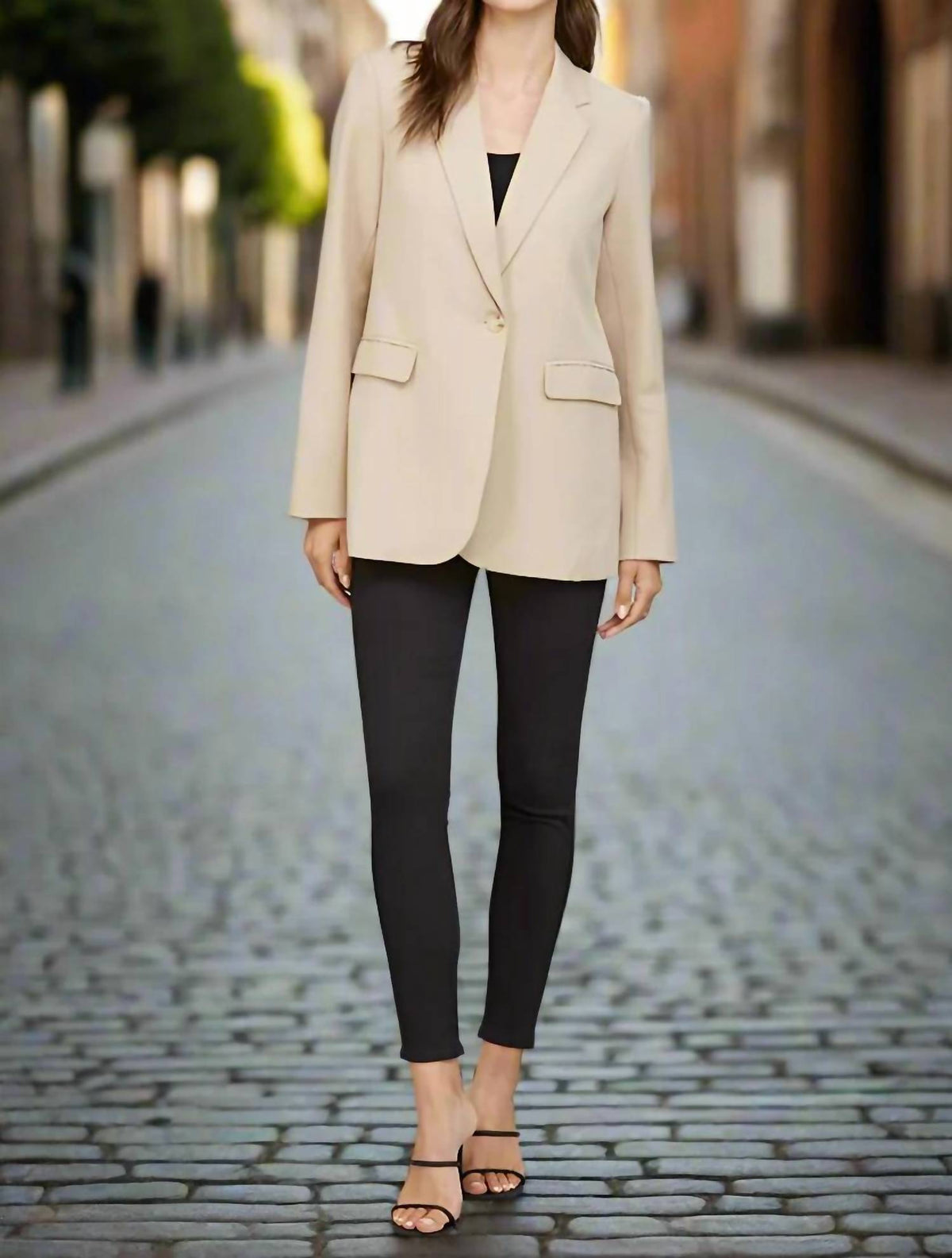 Fate - Linen Blend Oversized Blazer
