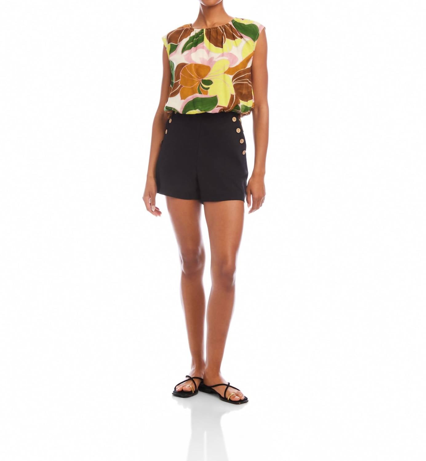 Fifteen Twenty - Mel Button Pocket Shorts