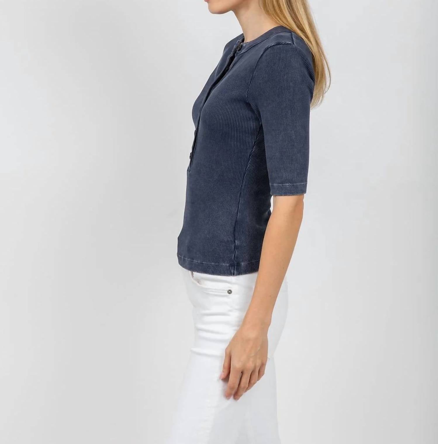 Citizens Of Humanity - Nali Short Sleeve Henley Tee