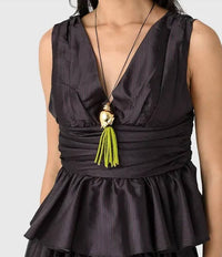 Never A Wallflower - Peplum Top