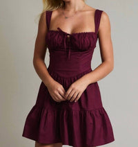 Le Lis - Tate Ruched Corset Mini Dress