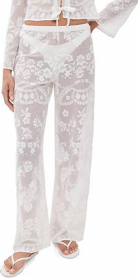 Loveshackfancy - Womne's Jessia Lace Cover-up Pants