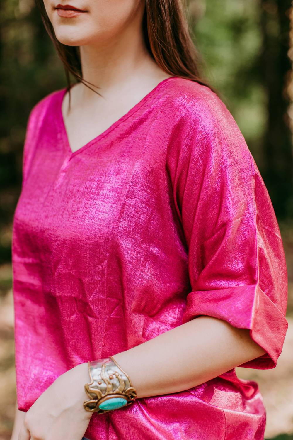 Merigold Kiss - Metallic Blouse