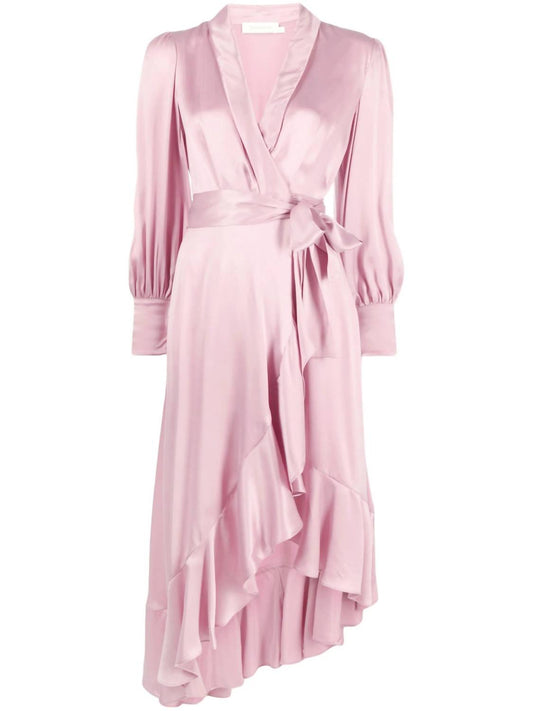 Zimmermann - Silk Wrap Midi Dress