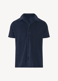 Patrick Assaraf - Beach Terry Camp Collar Shirt