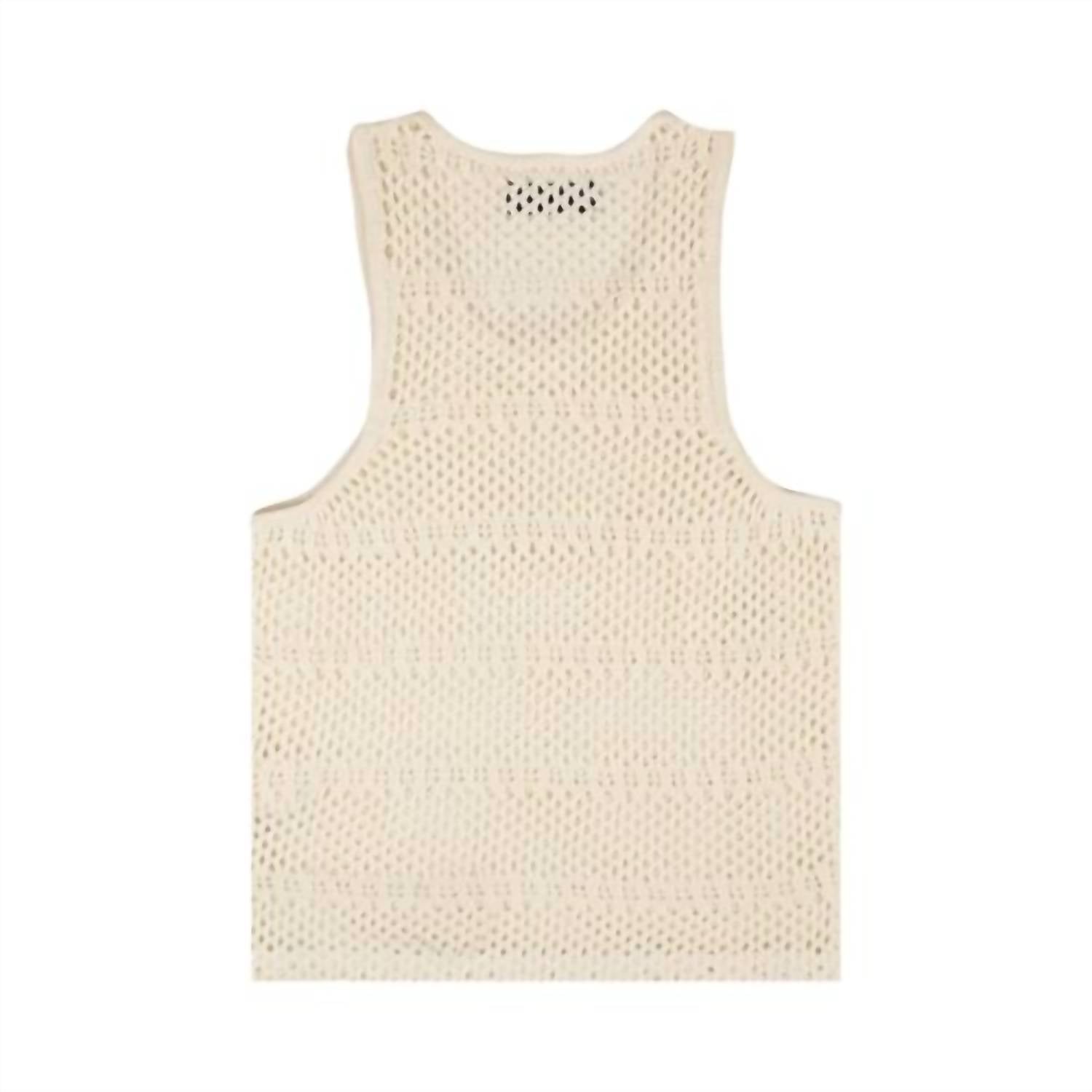Amiri - Boyfriend Crochet Tank Top