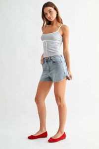 Jbd. - Sweat Short With Curved Hem