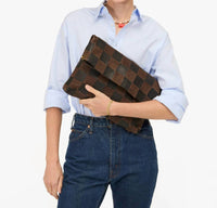 Clare V. - Women's Oversized Checker Carryall Clutch