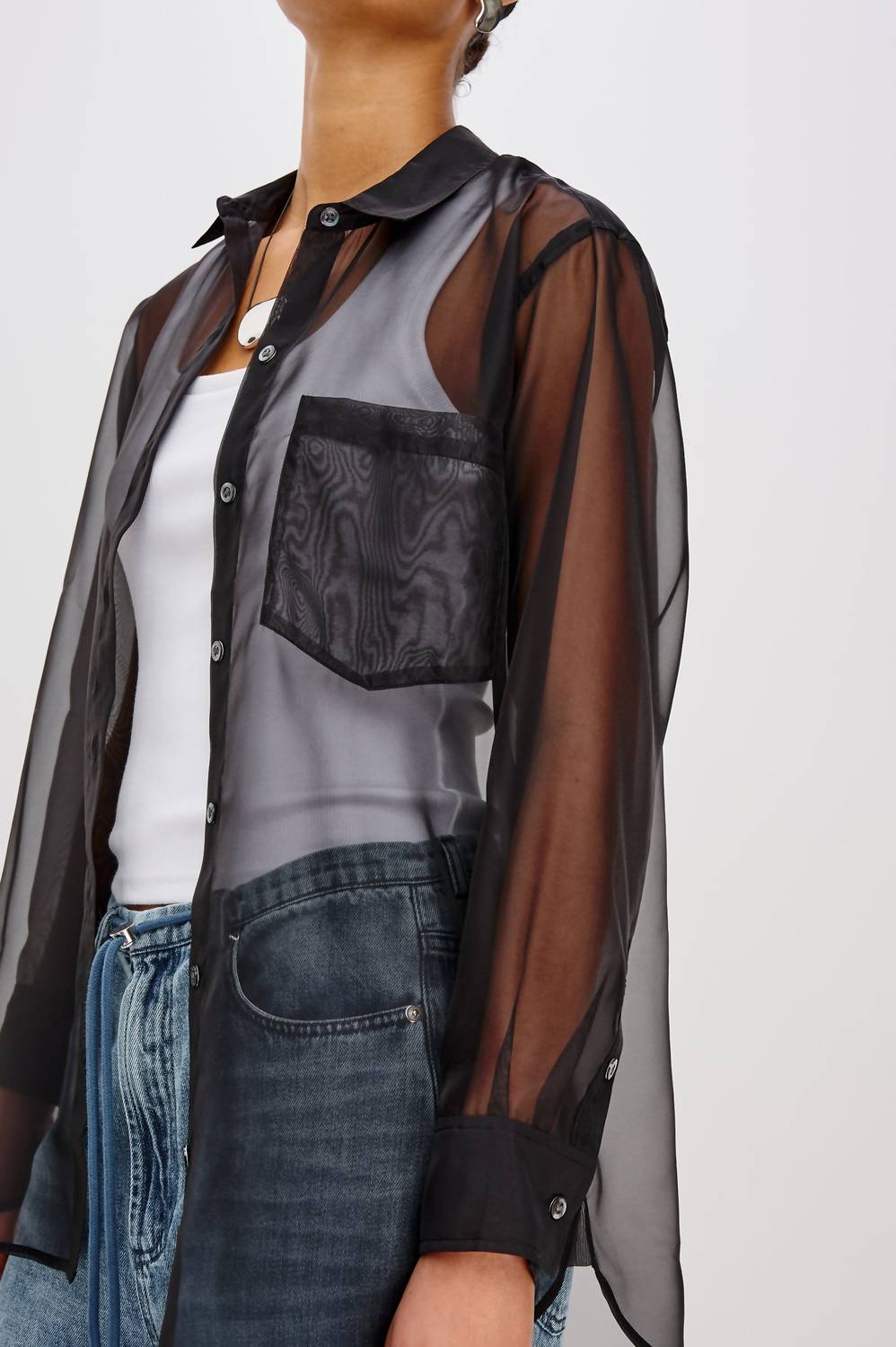 Rails - Sofiya Button Front Top
