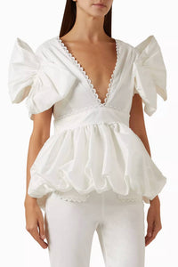 Celia B - Willem Peplum Top