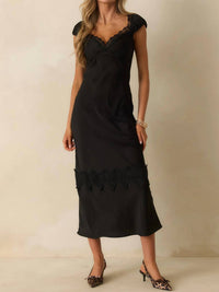 Minkpink - Lace Trim Momento Bias Midi Dress