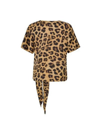 Karmamia Dagmar Blouse in leopard - women's blouse - detail view