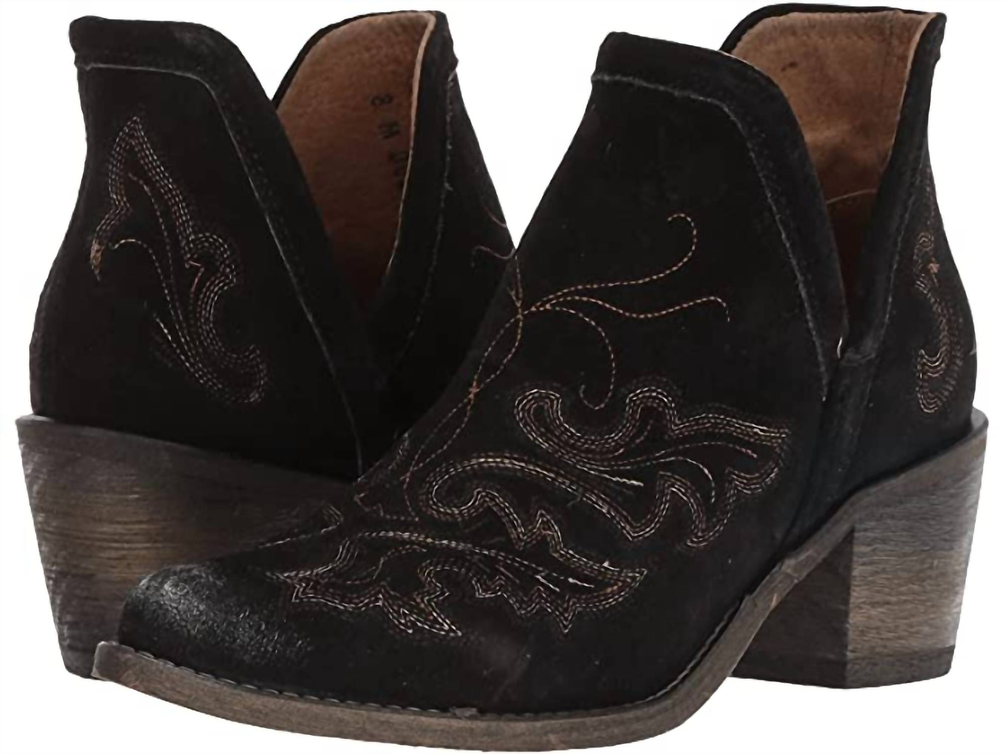Circle G - Women's Leather Slip On Bootie