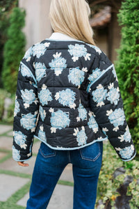 Mia - Floral Quilted Jacket