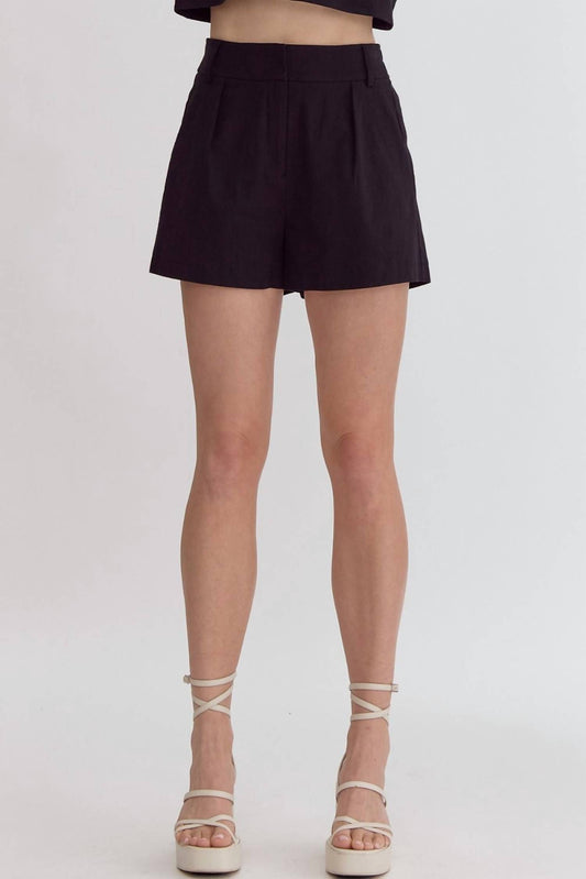 Entro - High Waisted Shorts