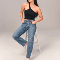 Abercrombie & Fitch - Curve Love Low Rise 2000s Baggy Jean
