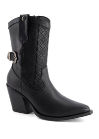 Forastero Women's Leather Ankle Boots in black - women's shoe