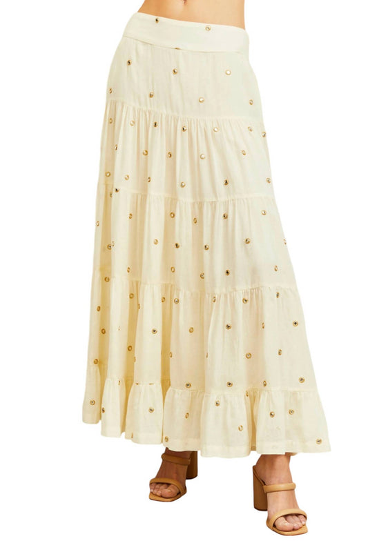 Love The Label - Linen Mirror Maxi Skirt